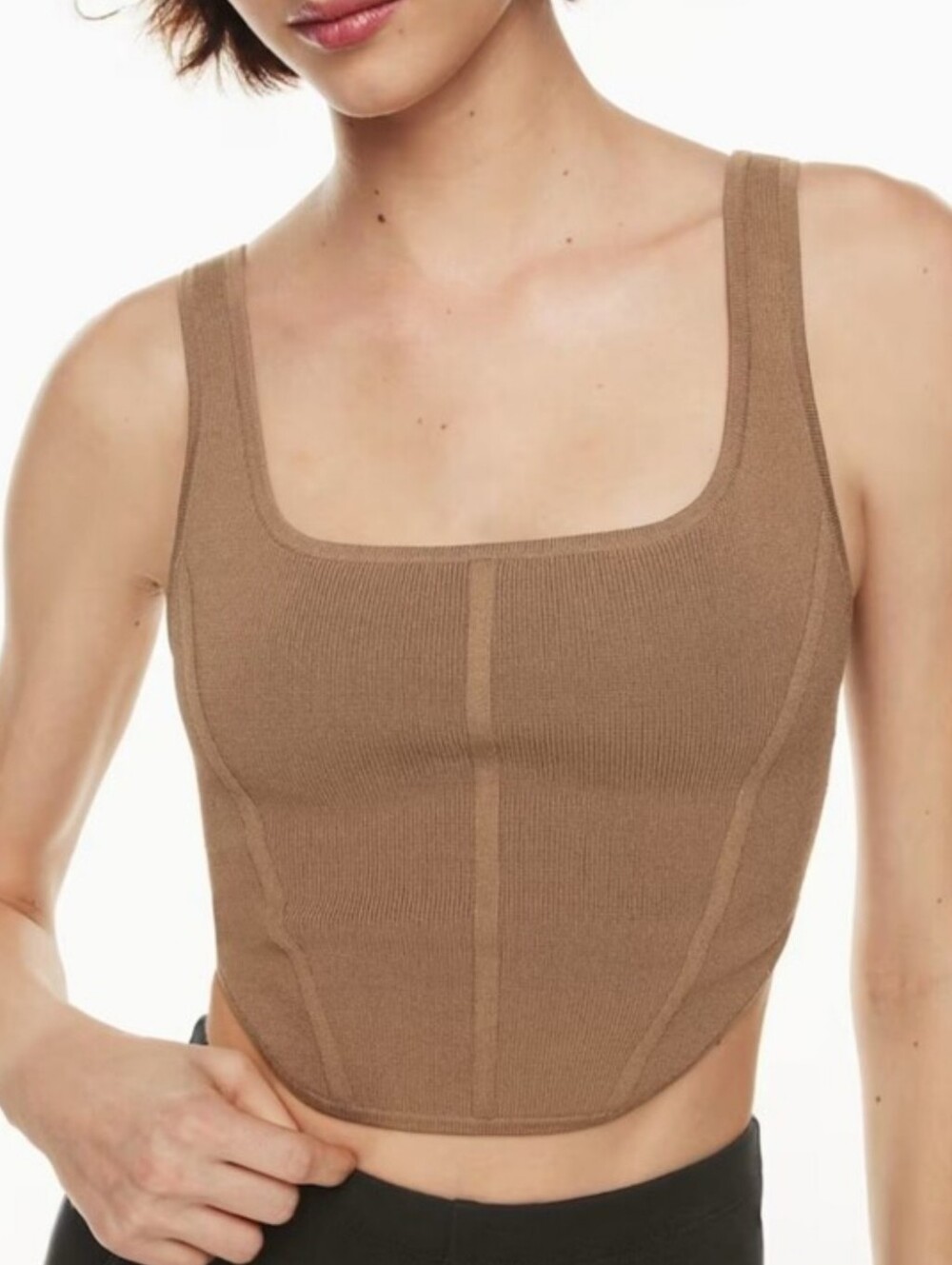Babaton Sculpt Knit Bustier Tank